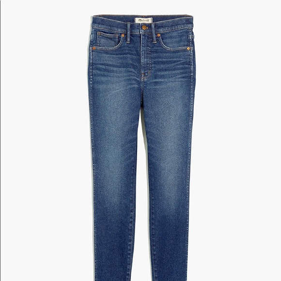 Madewell 10" High-Rise Skinny Jeans in Winston Wash - Picture 9 of 11